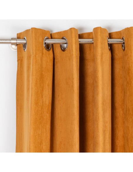 Tenda in pelle scamosciata tinta unita Tenda in pelle scamosciata tinta unita