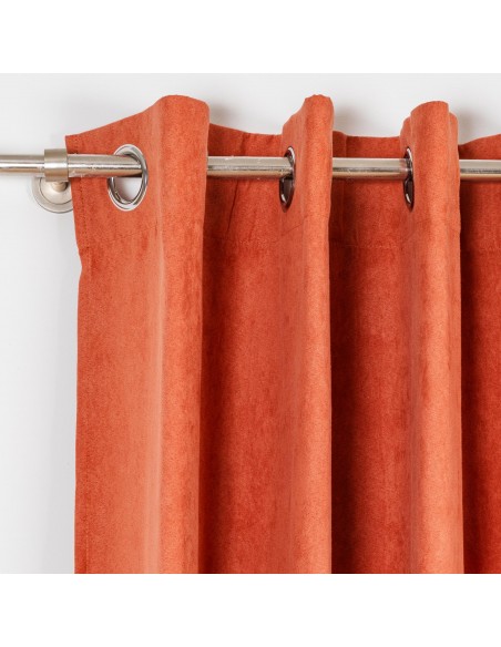 Tenda in pelle scamosciata tinta unita Tenda in pelle scamosciata tinta unita