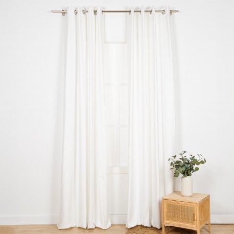 Tenda in pelle scamosciata tinta unita