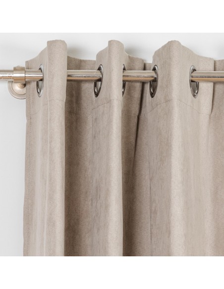 Tenda in pelle scamosciata tinta unita Tenda in pelle scamosciata tinta unita