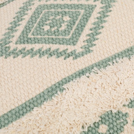 Cuscino quadrato cotone Abad 45x45 - federa + imbottitura