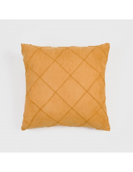 Cuscino quadrato New Rombo scamosciato  50x50 - federa + imbottitura Cuscino quadrato New Rombo scamosciato  50x50 - federa + imbottitura