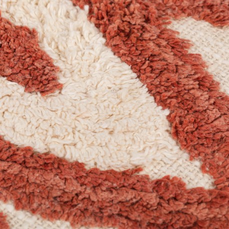 Cuscino quadrato cotone Valirio 45x45 - federa + imbottitura