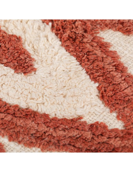 Cuscino quadrato cotone Valirio 45x45 - federa + imbottitura