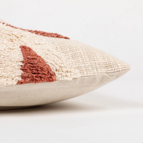 Cuscino quadrato cotone Valirio 45x45 - federa + imbottitura