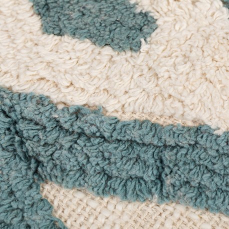 Cuscino quadrato cotone Valirio 45x45 - federa + imbottitura