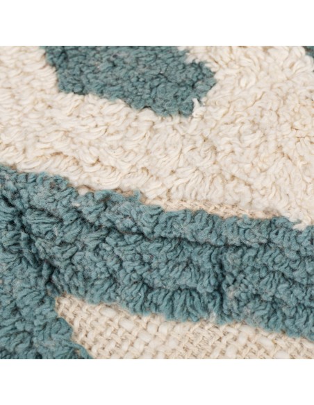 Cuscino quadrato cotone Valirio 45x45 - federa + imbottitura