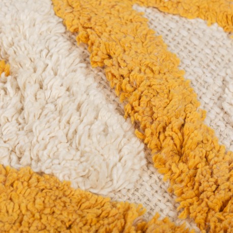 Cuscino quadrato cotone Valirio 45x45 - federa + imbottitura