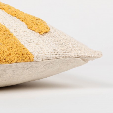 Cuscino quadrato cotone Valirio 45x45 - federa + imbottitura