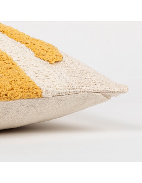 Cuscino quadrato cotone Valirio 45x45 - federa + imbottitura