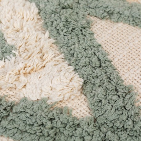 Cuscino quadrato cotone Valirio 45x45 - federa + imbottitura