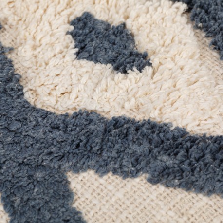 Cuscino quadrato cotone Valirio 45x45 - federa + imbottitura