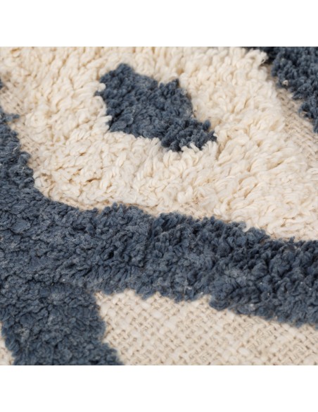 Cuscino quadrato cotone Valirio 45x45 - federa + imbottitura