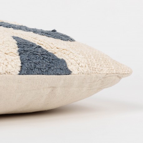 Cuscino quadrato cotone Valirio 45x45 - federa + imbottitura