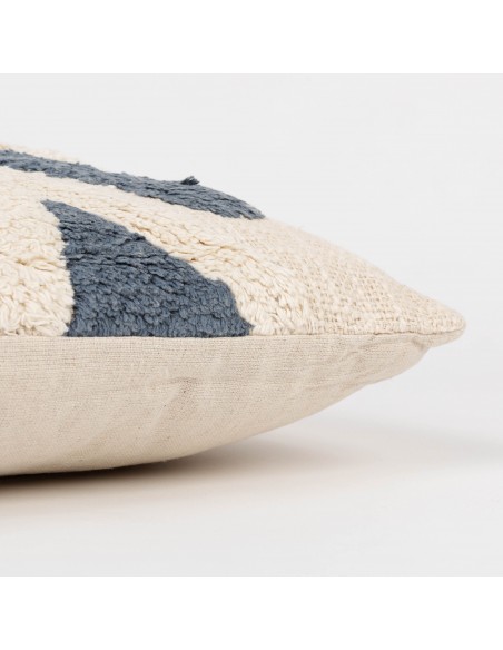 Cuscino quadrato cotone Valirio 45x45 - federa + imbottitura