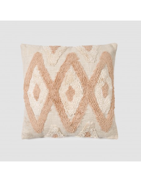 Cuscino quadrato cotone Valirio 45x45 - federa + imbottitura