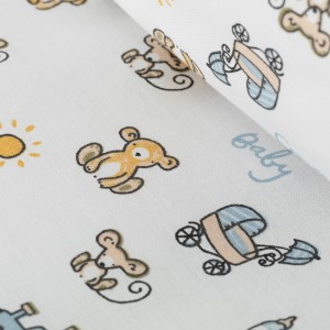 Copripiumino cotone Nico celeste 2