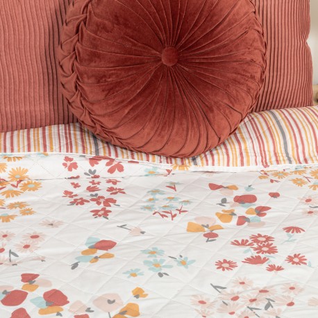 Copriletto bouti Arauz acquarello