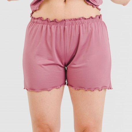 Pigiama corto mezza manica soft tinta unita