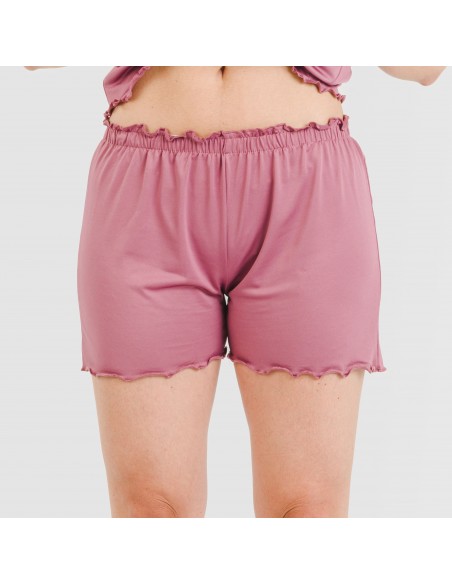 Pigiama corto mezza manica soft tinta unita Pigiama corto mezza manica soft tinta unita