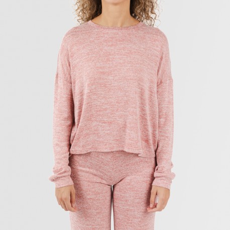 Pigiama maglia extra morbida tinta unita