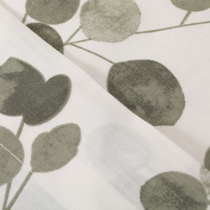 Set di lenzuola cotone Eloisa verde tiffany 2