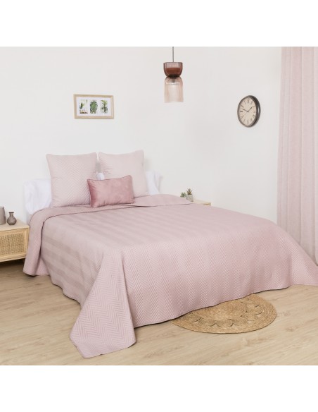 Copriletto bouti effetto consumato tinta unita Copriletto bouti effetto consumato tinta unita