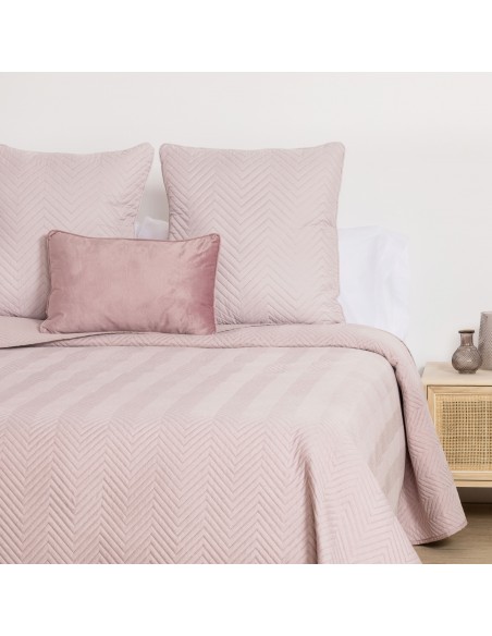 Copriletto bouti effetto consumato tinta unita Copriletto bouti effetto consumato tinta unita