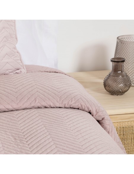 Copriletto bouti effetto consumato tinta unita Copriletto bouti effetto consumato tinta unita