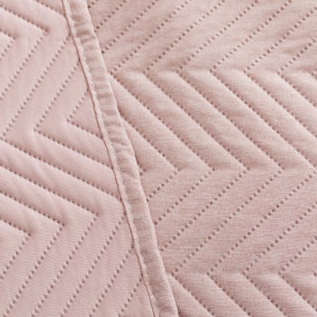 Copriletto bouti effetto consumato tinta unita