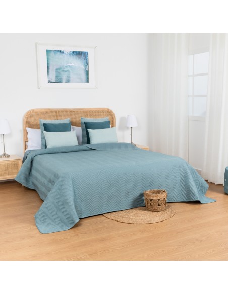 Copriletto bouti effetto consumato tinta unita Copriletto bouti effetto consumato tinta unita