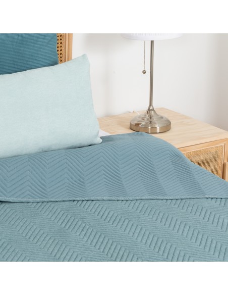 Copriletto bouti effetto consumato tinta unita Copriletto bouti effetto consumato tinta unita