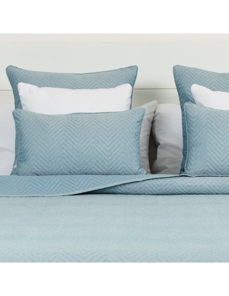 Copriletto bouti effetto consumato tinta unita Copriletto bouti effetto consumato tinta unita