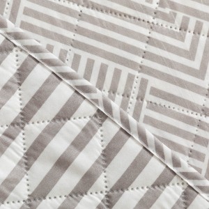 Copriletto bouti Oscar grigio perla 2