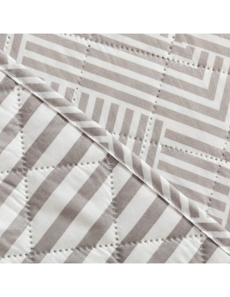 Copriletto bouti Oscar grigio perla