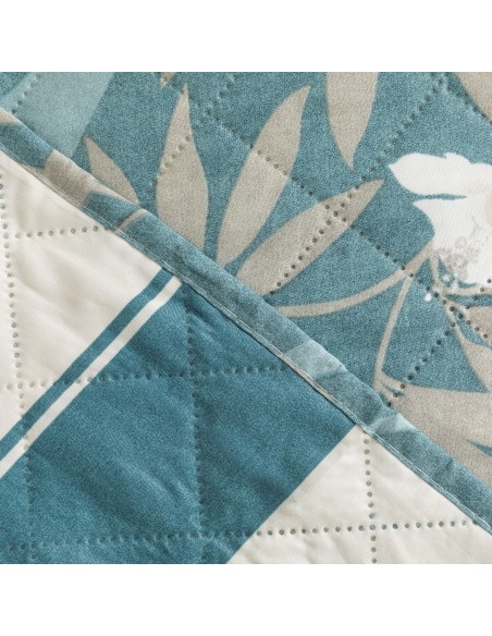 Copriletto bouti Denia blu