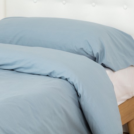 Copripiumino cotone tinta unita