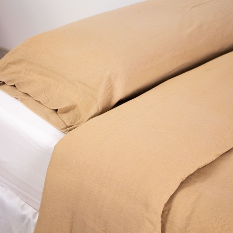 Copripiumino flanella tinta unita