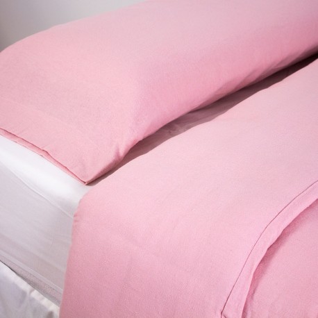 Copripiumino flanella tinta unita