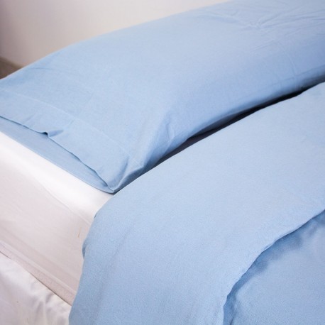 Copripiumino flanella tinta unita