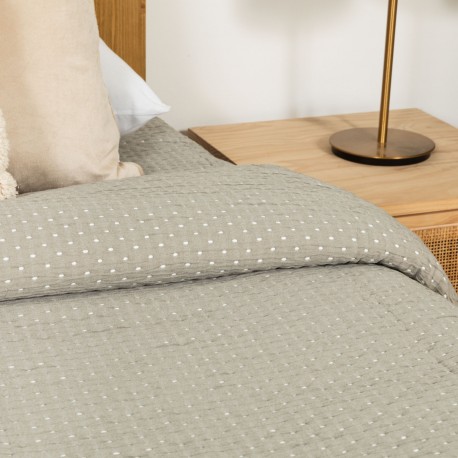 Copriletto doppio tessuto jacquard Punto