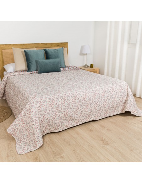 Copriletto bouti Campiña indaco