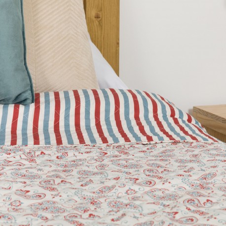 Copriletto bouti Campiña indaco