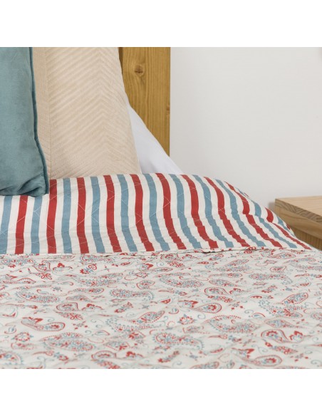 Copriletto bouti Campiña indaco