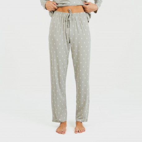 Pigiama lungo soft Baby verde militare