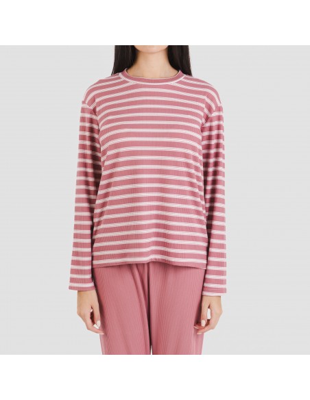 Pigiama a costine bicolore Pigiama a costine bicolore