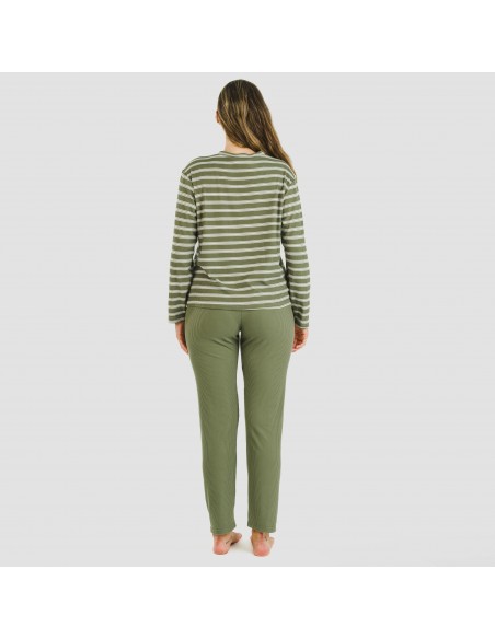 Pigiama a costine bicolore Pigiama a costine bicolore