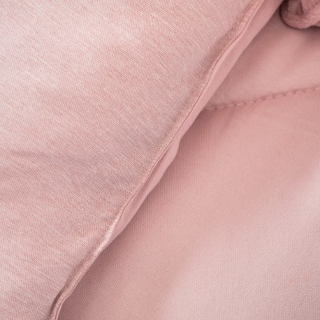 Trapunta effetto consumato tinta unita