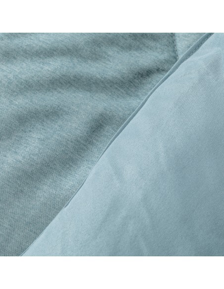 Trapunta effetto consumato tinta unita