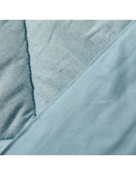 Trapunta effetto consumato tinta unita